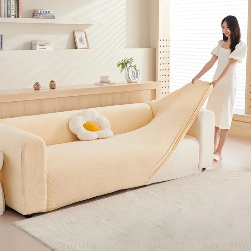 

Эластичный чехол для дивана (1 шт.) для гостиной, на 1/2/3/4 места, нескользящий, пылезащитный, полностью облегающий, стрейчевый, для углового дивана L-образной формы