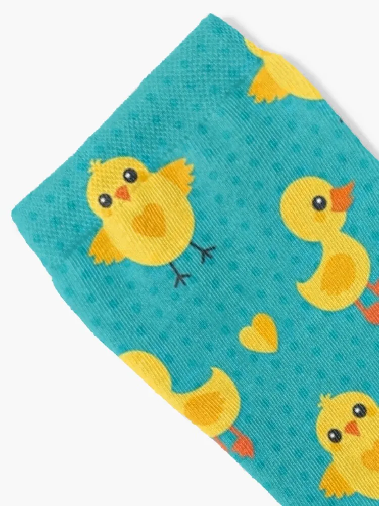 Chicks and Ducklings Socks Stockings compression with print Socks Women Men's