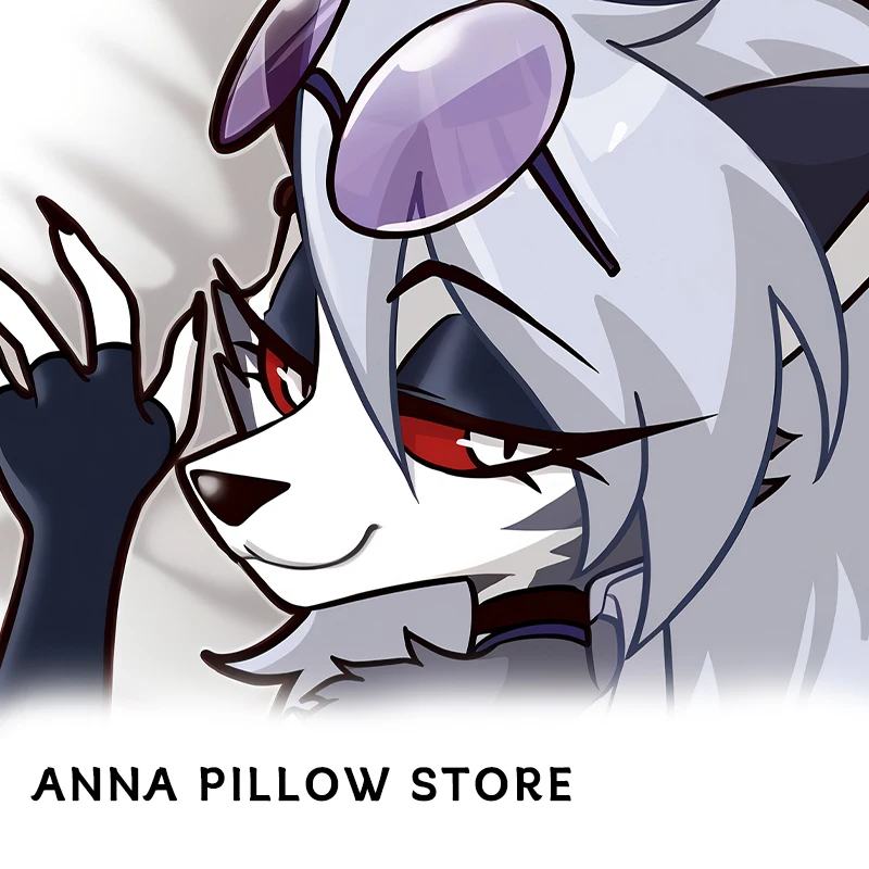 Helluva Boss Loona Dakimakura Cover Furry Anime Double-Sided Print Pillowcase Gift Life-Size 2way Body Pillow