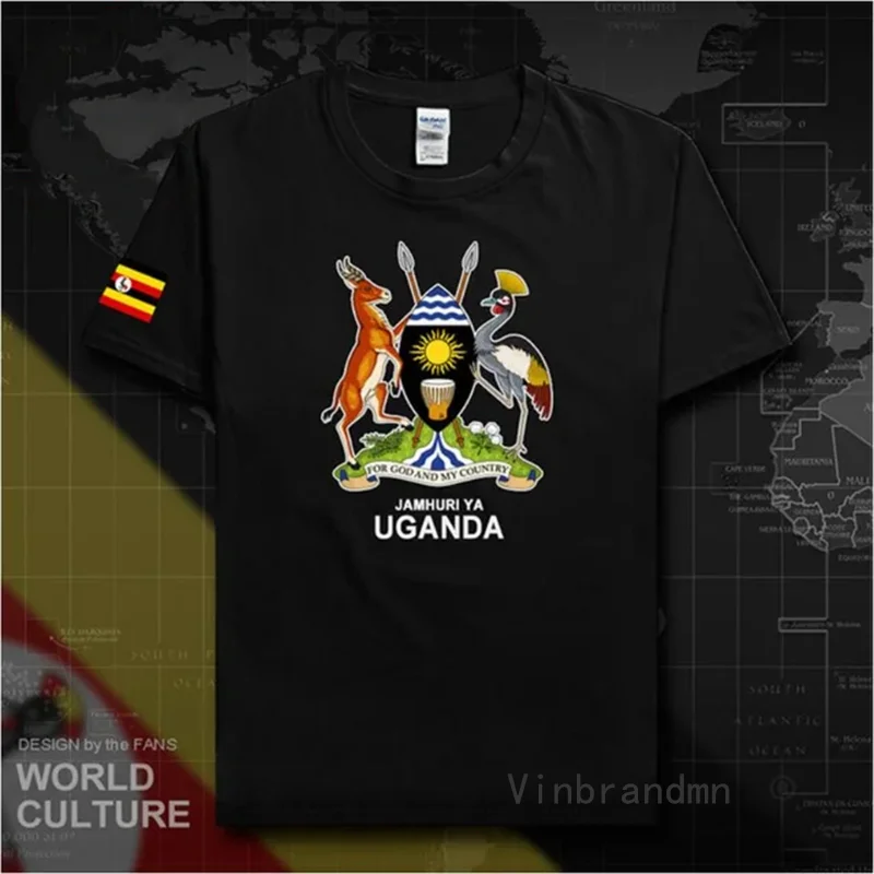 Uganda Ugandan Men T Shirt Fashion 2023 Jerseys Team Nation Cotton T-shirt Gyms Clothing Tees Country Sporting Flags UGA Tshirt