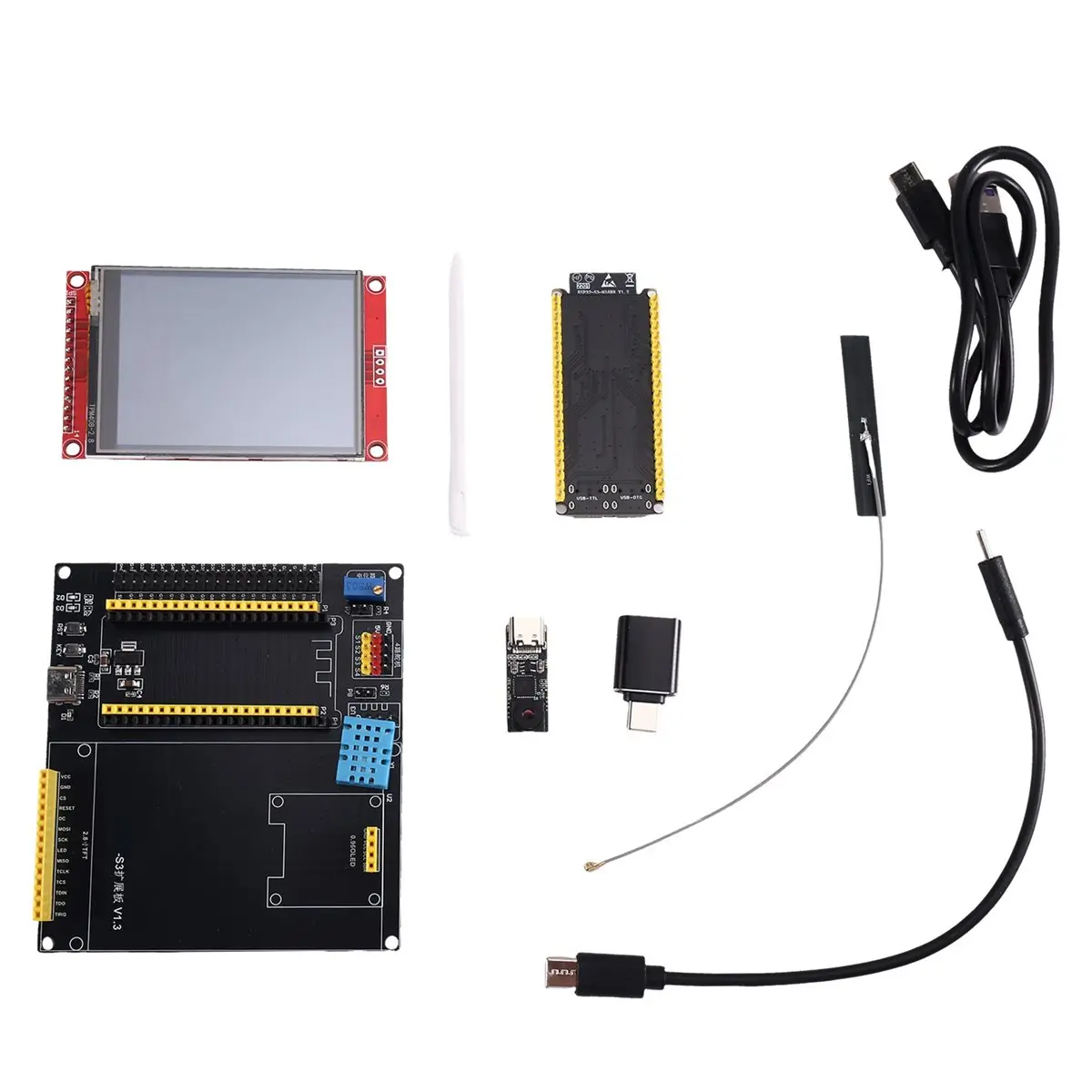 For - N16R8 Development Board with USB Camera Module Kit with 2.8 Inch TFT LCD 720P 1280x720 1MP for ESP32S3 IOT