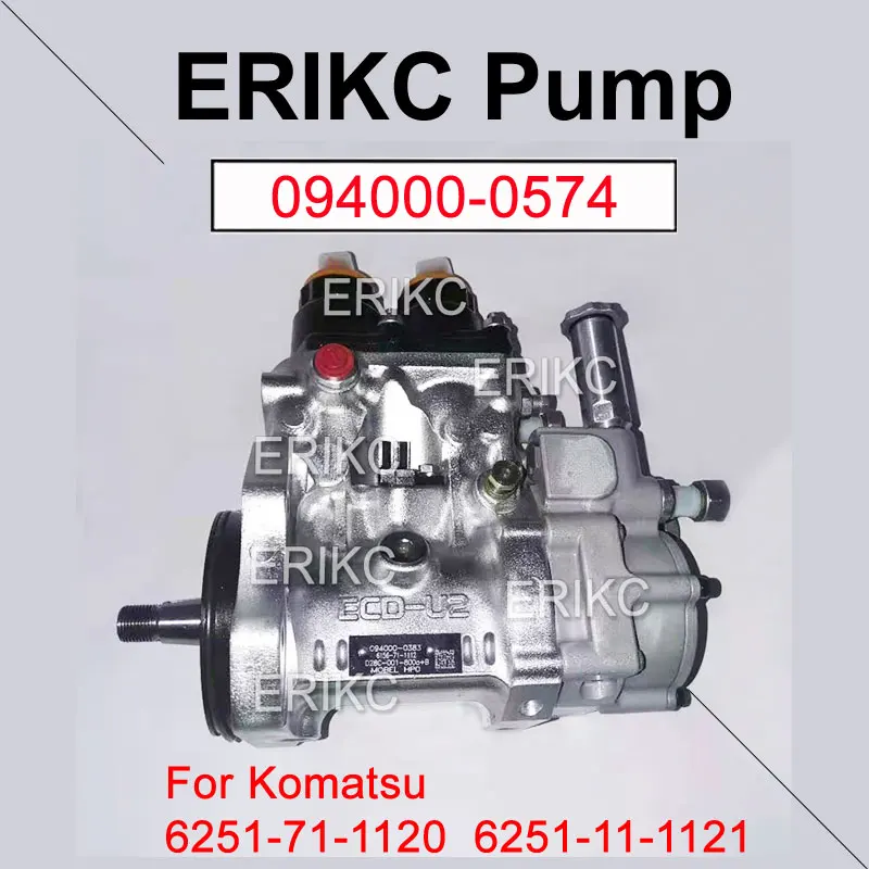 

094000-0574 High Pressure Diesel Fuel Pump 094000 0574 For DENSO HP0 Pump Komatsu PC450-8 6251-71-1123 6251-71-1120 6251-11-1121