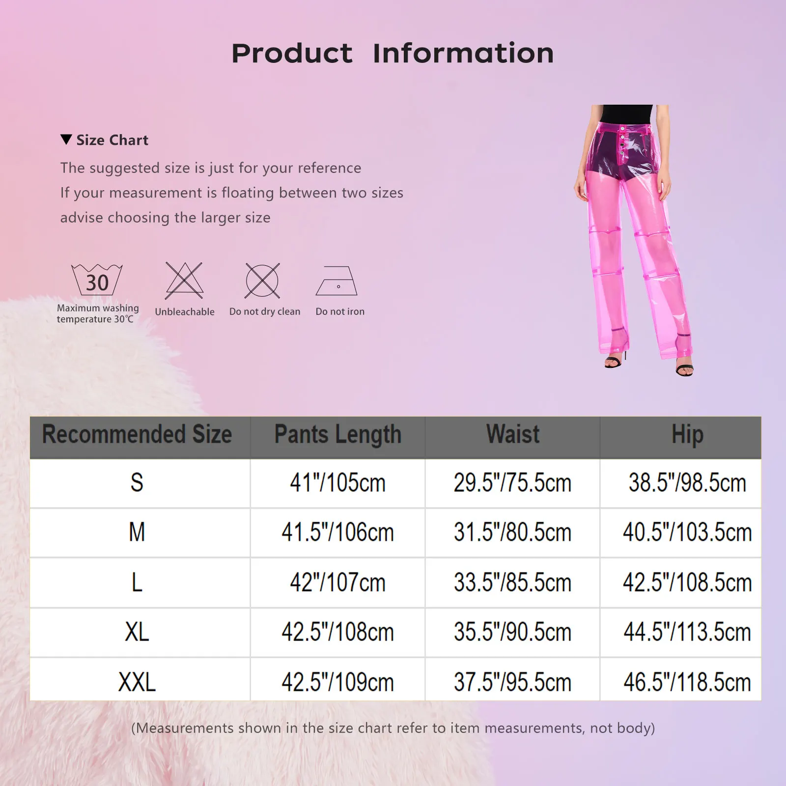 Women See Through Pvc Bodycon Skirt High Waist Press Buttons Pencil Midi Cover Up Skirt for Clubwear Pole Dancing Prom Pants - view 6