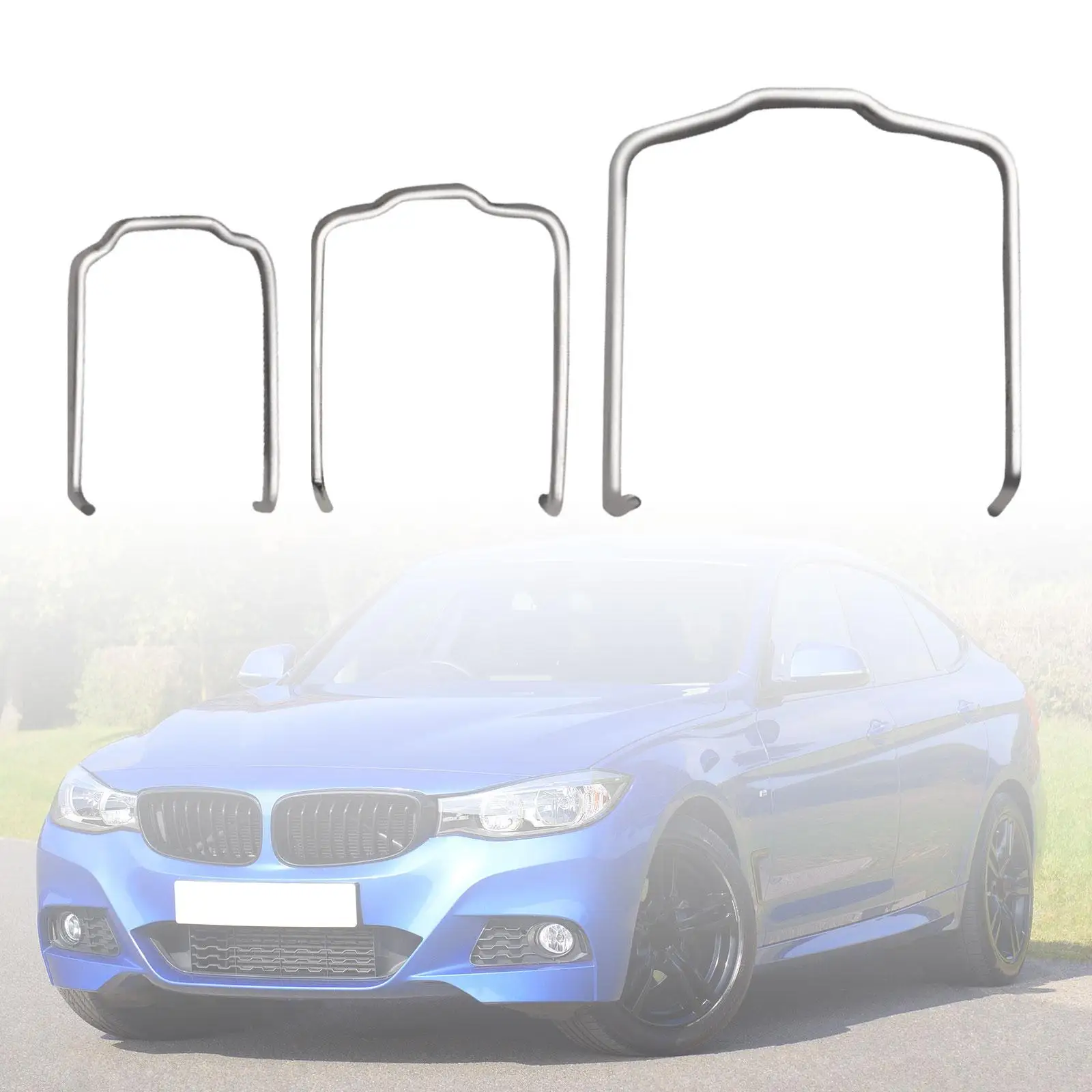 3x Radiator Hose Retaining Springs Replace 154 23 for BMW 745LI E60 E90