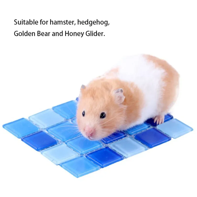 

Small Pet Summer Cooling Pad Cool Mat Resin Cooler Beds for Chinchilla Guinea Pig Hamster Accessories