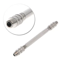 Double Ended Pin Vise DIY Hand Drill Pin Vise Resin Drill Tools with Collet Drill Jewelry Making Tools for DIY Hairpin