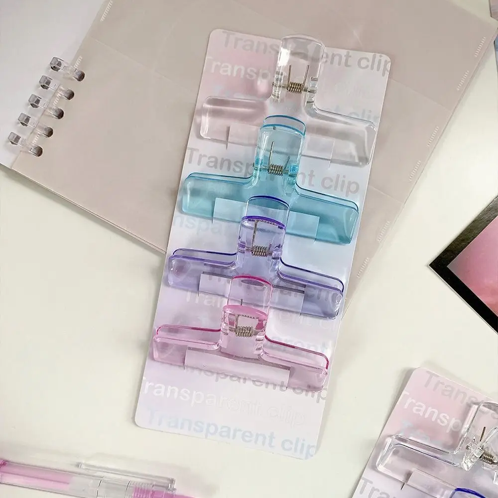 INS Korean Dovetail Clamp Test Paper Binding Clips Office School Memo Clip Paperclips Fixing Clips Page Holder