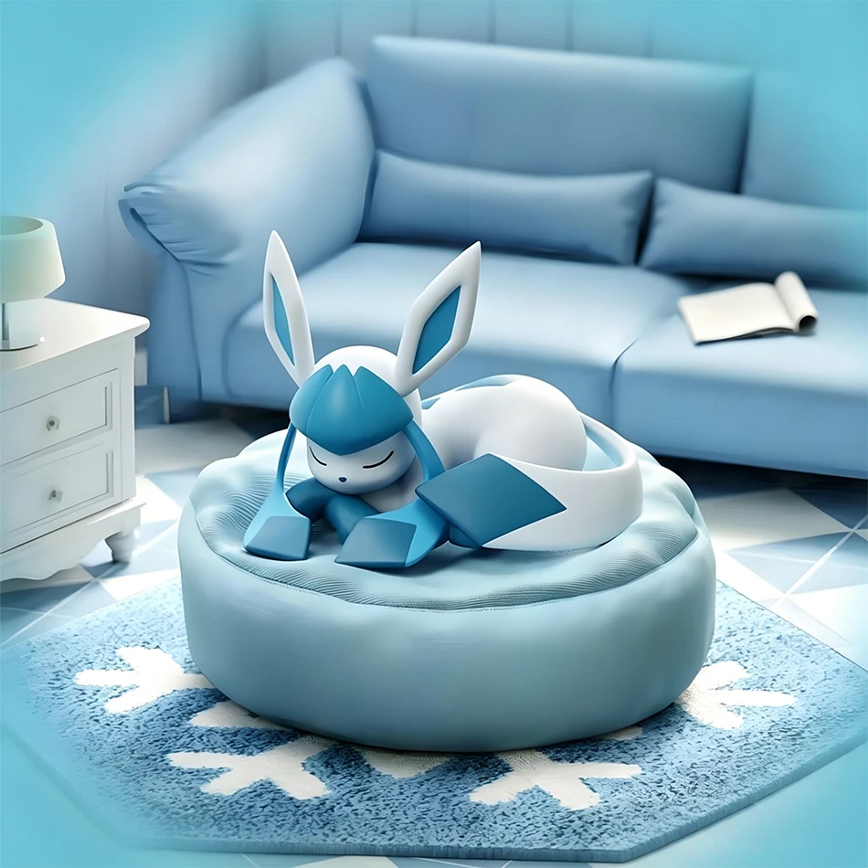 8cm Anime Pokémon Eevee Figur Blindbox Spielzeug Multi-Form-Serie PVC-Modell Tischdekoration Ornament Geburtstags- und Weihnachtsgeschenk – Detail 6