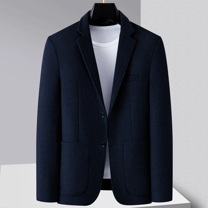 2023 New High Quality Wool Fashion Handsome Trend Business Casual Suit Coat Casual Business Young Suit Slim  Blazers  M-5XL