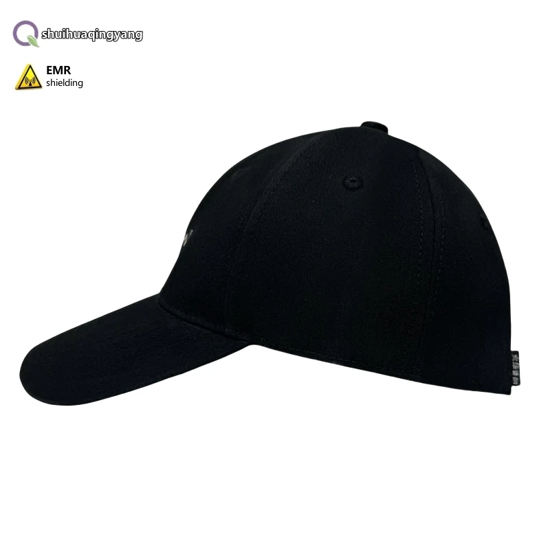 Cap circumference 60cm Anti-adiation metal fiber/3D 100% silver fiber lined baseball cap Cell phone, Computer EMF shielding caps