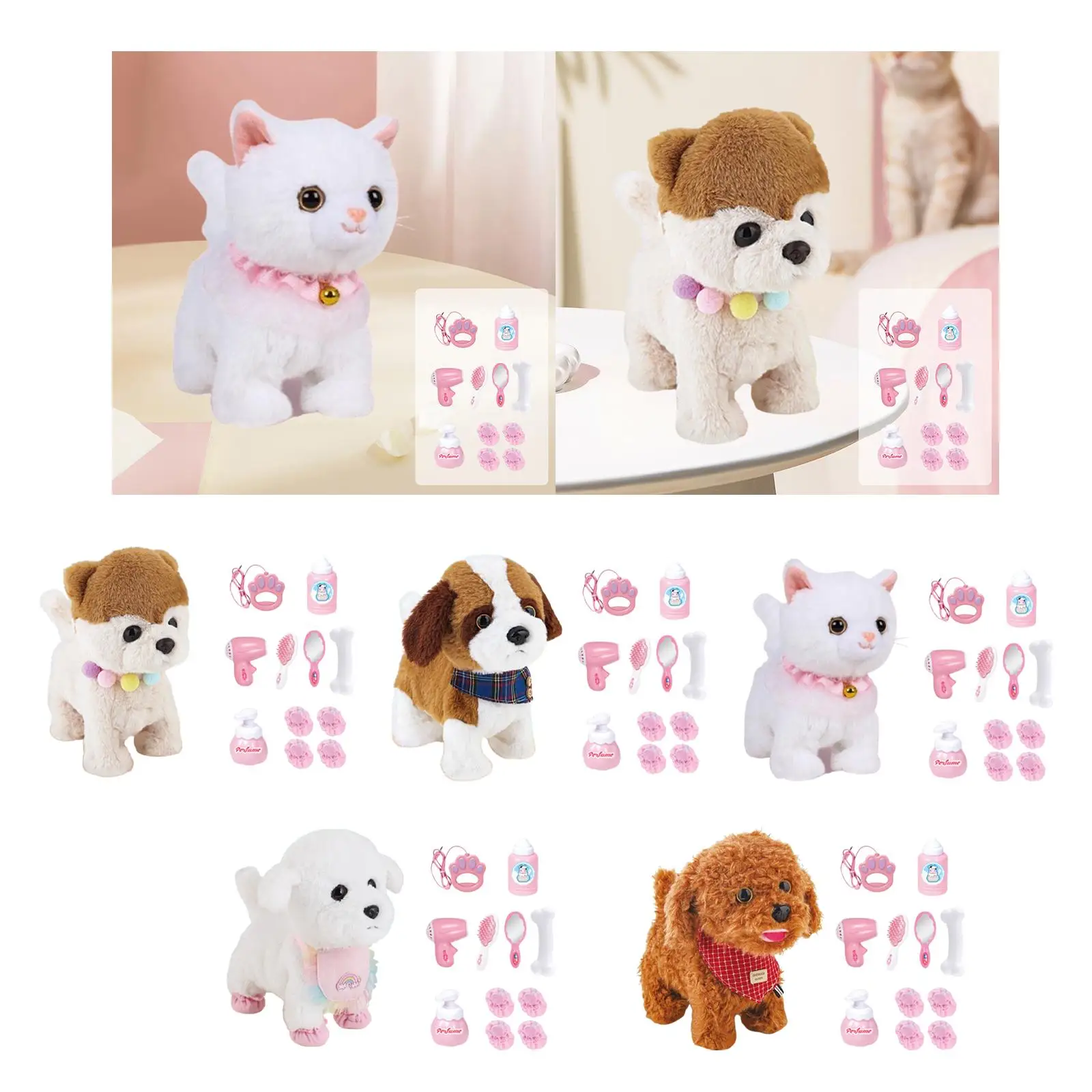 

Electric Plush Toy Walking Plush Puppy Toy Dog for Boys Girls Age 3, 4, 5, 6