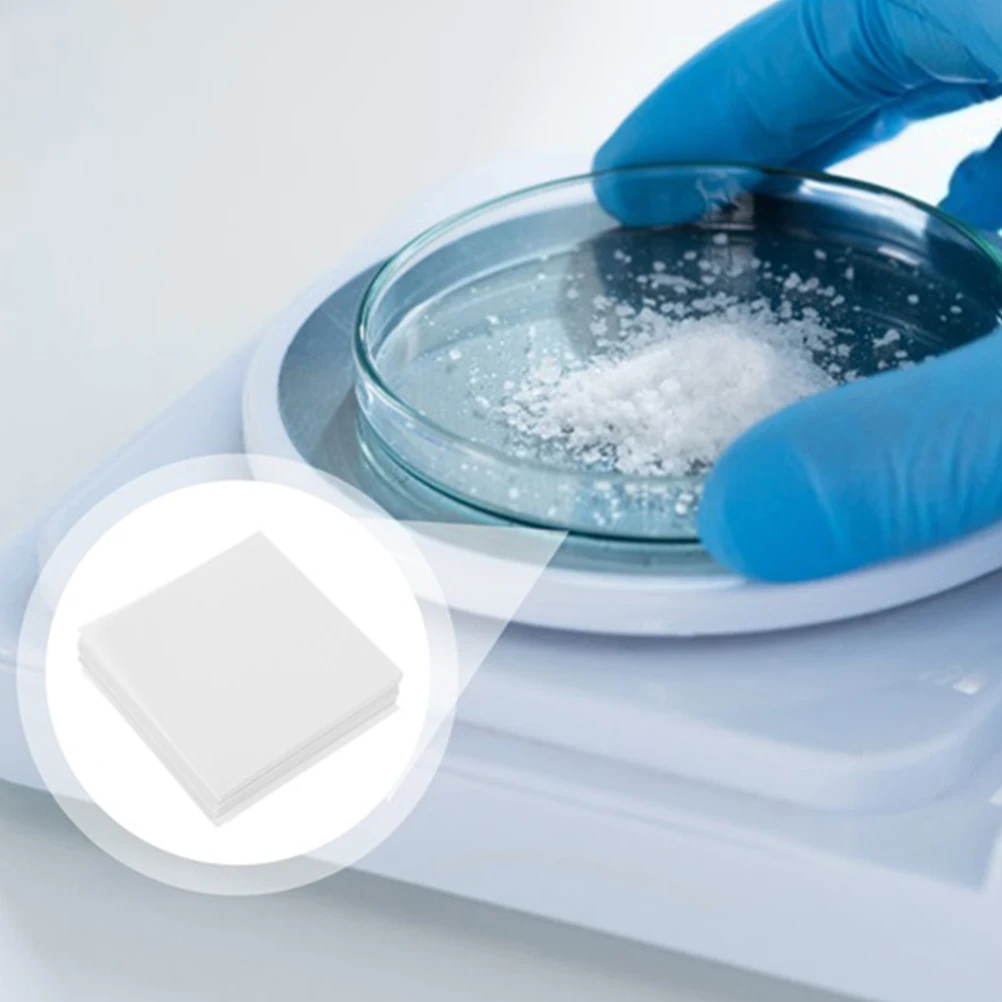 

500pcs Weighing Paper Sheets Laboratory Sample Weighing Papers Square Balance Paper For Transfer Experiment Use