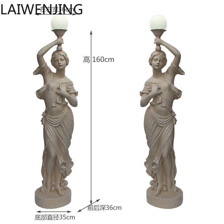 

HLZ New Chinese Fiberglass Ornament Outdoor Lucky Courtyard Villa Garden Creative Sculpture Art Decoration