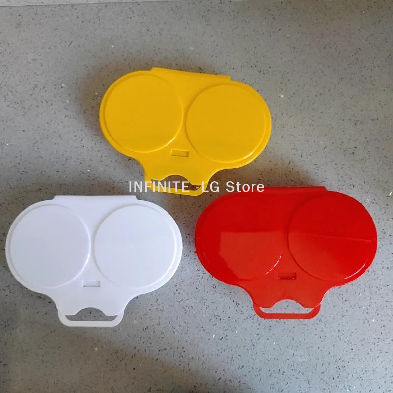 Dual Cavity Microwave Steamer Egg Cooker Food-grade Plastic Fryer Egg Steamer Mold Kitchen Accessories Kitchen Utensils