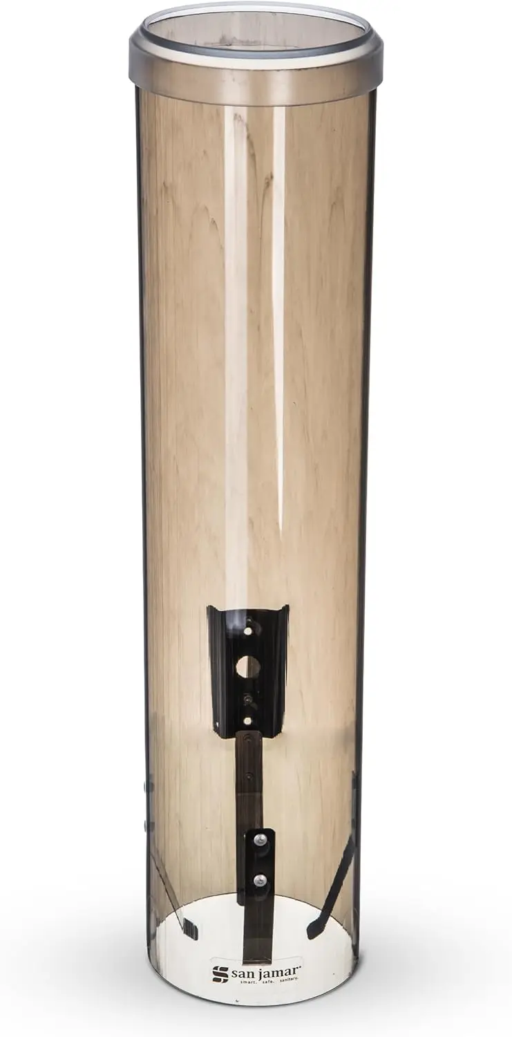 

Large Pull-Type Cup Dispenser 6-12 Oz. Flat Cups, 4.5 - 7 Oz Cone Cupz with Flip Cap for Restaurants, Home, and Office,