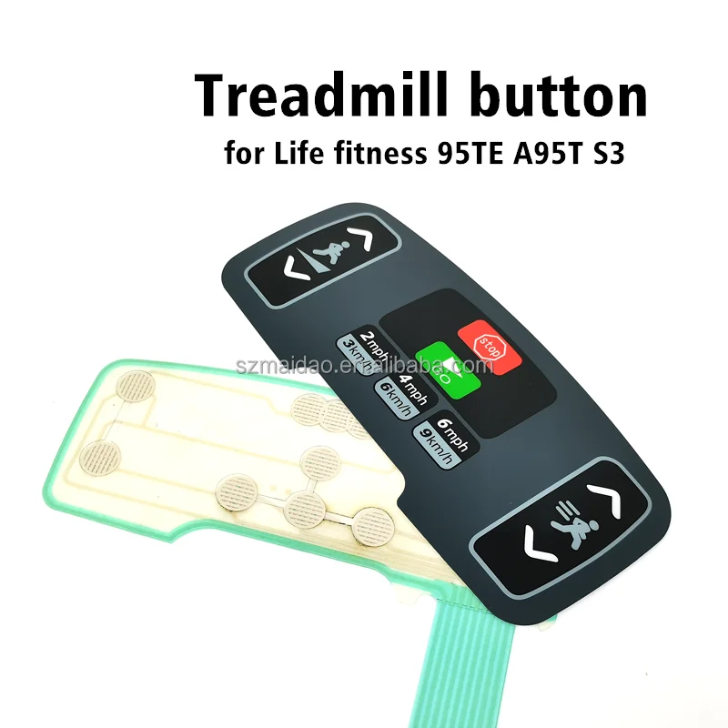 Quick Start Stop Button Keyboard for Life Fitness 95TE A95T S3 Treadmill Console Panel Membrane Switch Tredamill Button Parts