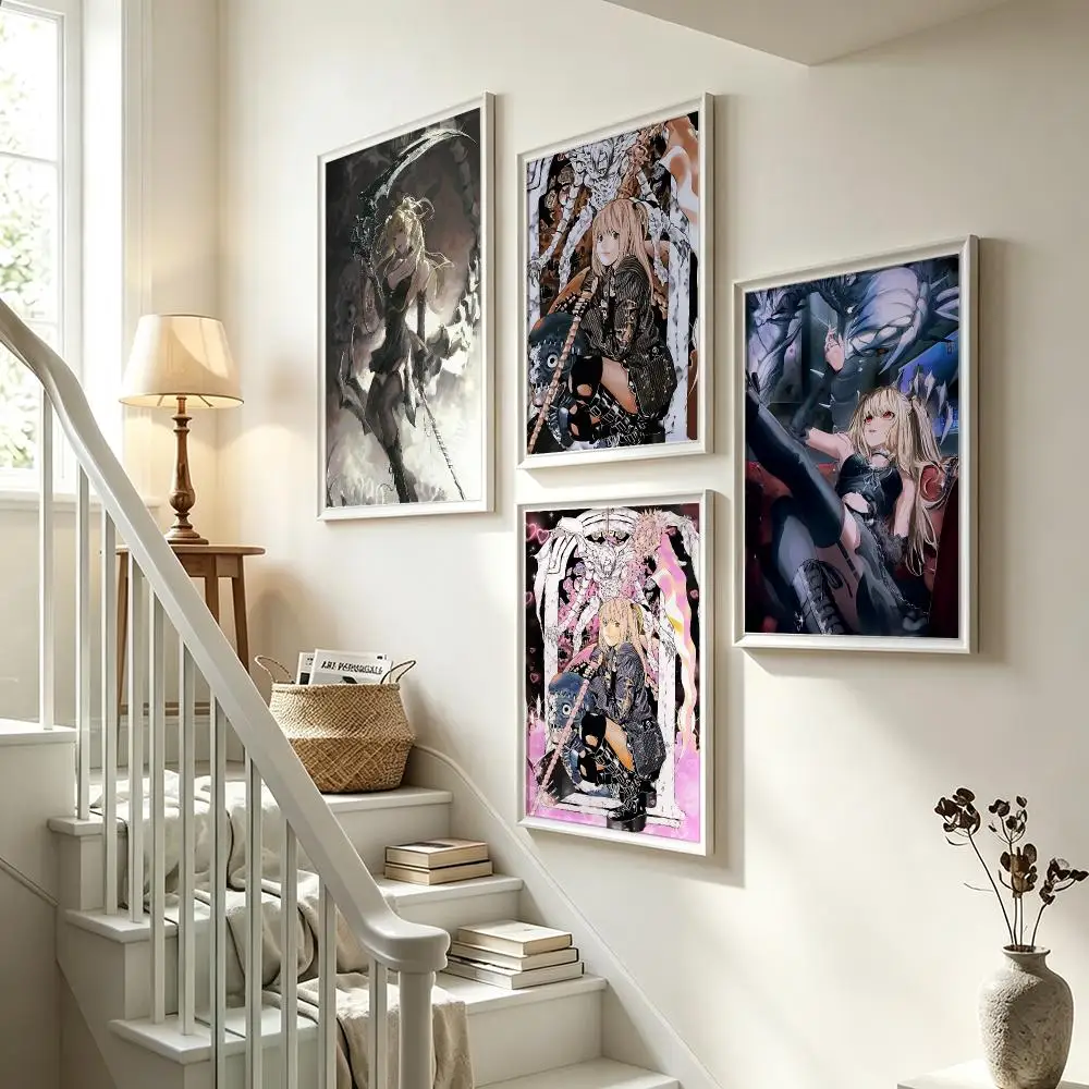anime Death Note Poster Poster HD Waterproof Self-adhesive Art Print Wall Decor for Bedroom Living Room Gift
