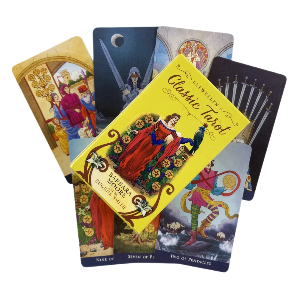 Llewellyn\'s Classic Tarot Rider Cards Divination Deck English Vision Edition Board Playing Game For Party