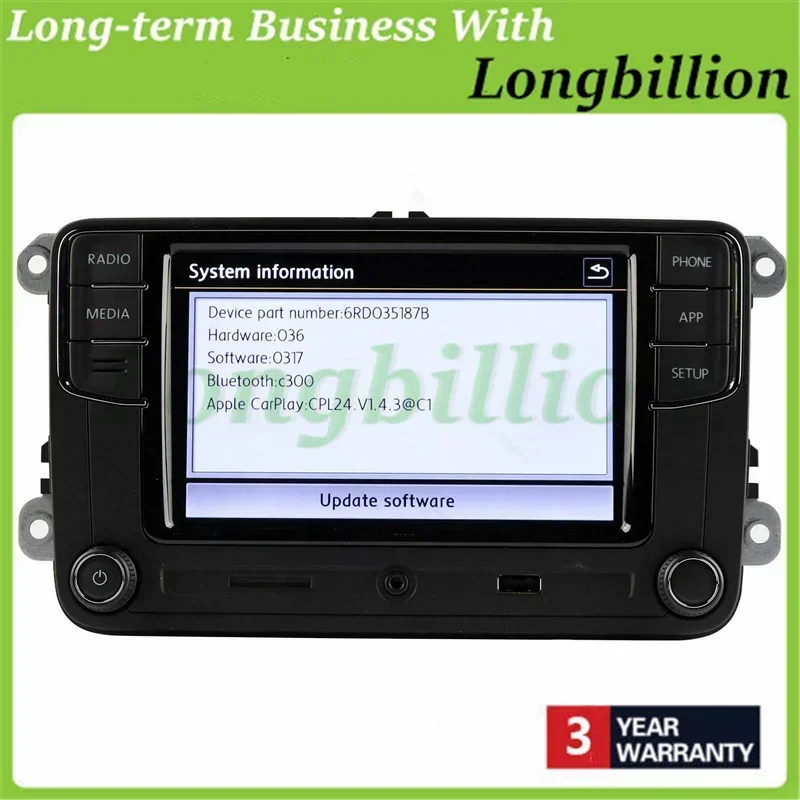 

1X новый автомобильный радиоприемник Android Auto RCD360 PRO NONAME Carplay 6RD035187B MIB Radio для VW Golf 5 6 Jetta MK5 MK6 Tiguan CC Polo Passat
