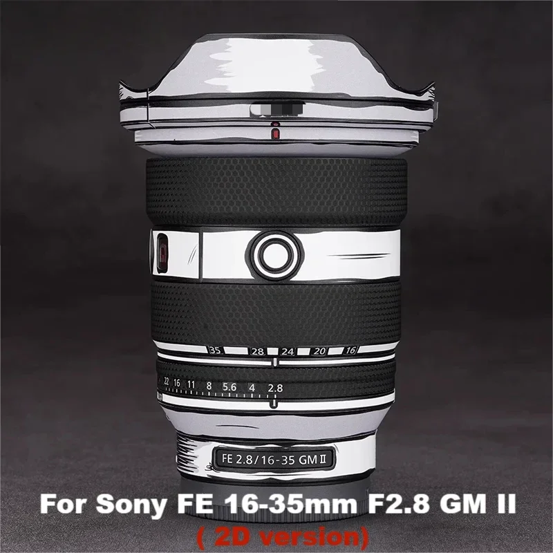 Stylized Decal For Sony FE 16-35mm F2.8 GM2 GM II Camera Lens Sticker Vinyl Wrap Anti-Scratch Film FE 16-35 2.8 GMII SEL1635GM2