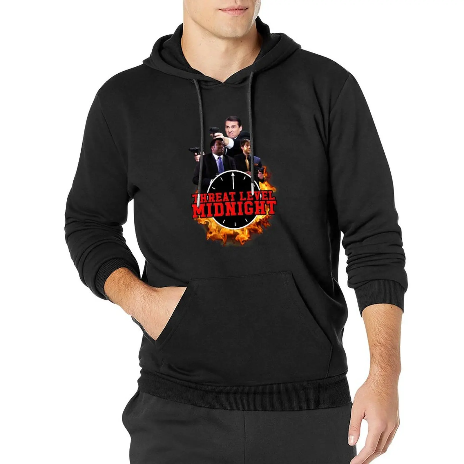 

THREAT LEVEL MIDNIGHT Pullover Hoodie autumn anime clothes hoodie oversize