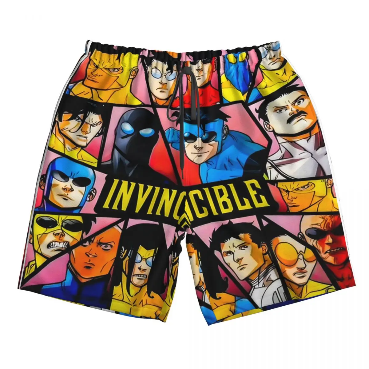 

Invincible Characters Trunks Beach Board Shorts Casual Quick Dry Swimming Summer Men Pants