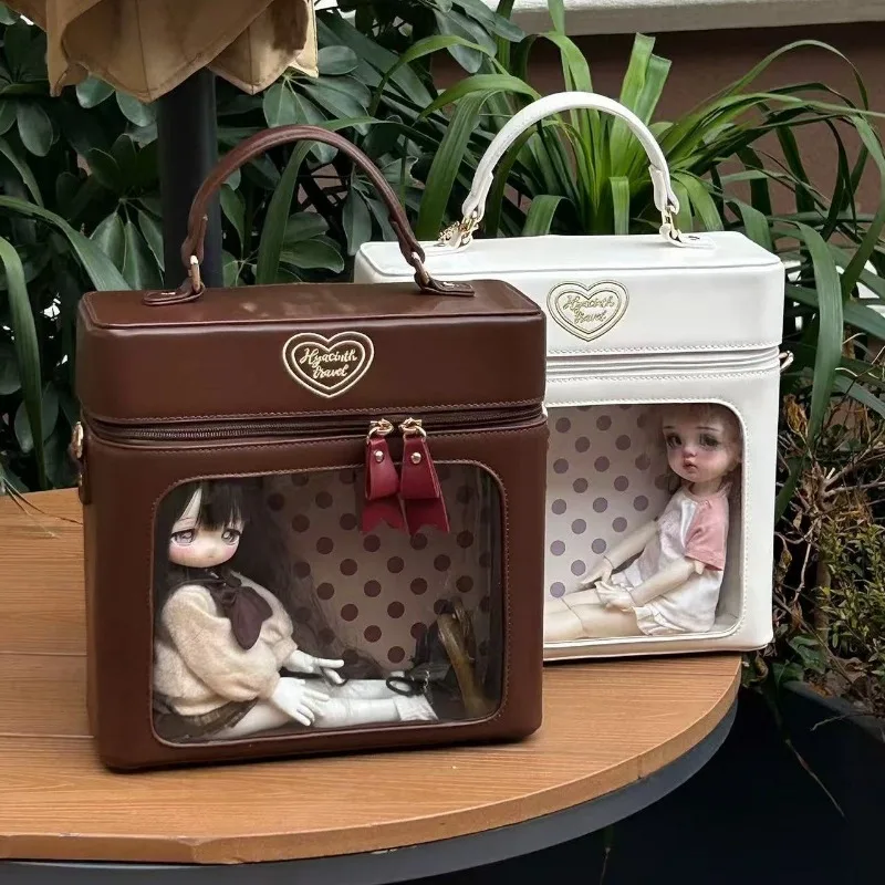 Original Japanese Style Pain Bag 6 Points BJD Doll Bag Sweet Girl Versatile Elegant Handbag Crossbody Shoulder Commuting Bag