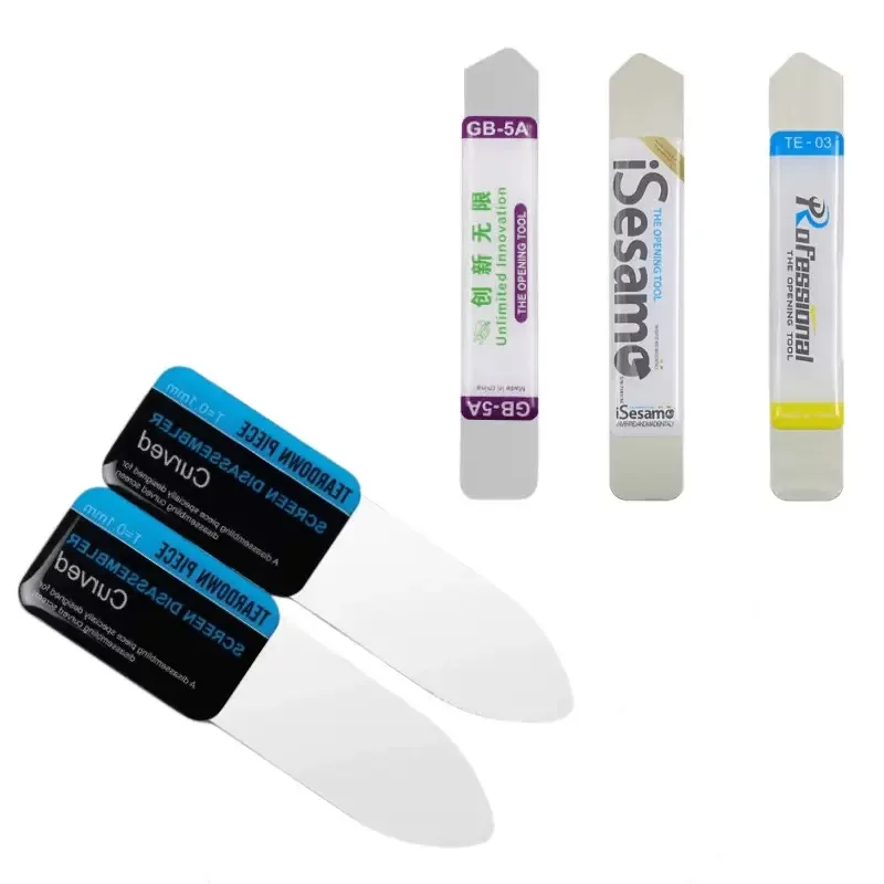 

6/1 ПК лезвие из нержавеющей стали, мягкий тонкий Pry Spudger, инструменты для открытия аккумулятора экрана сотового телефона для Samsung iPhone iPad Opener