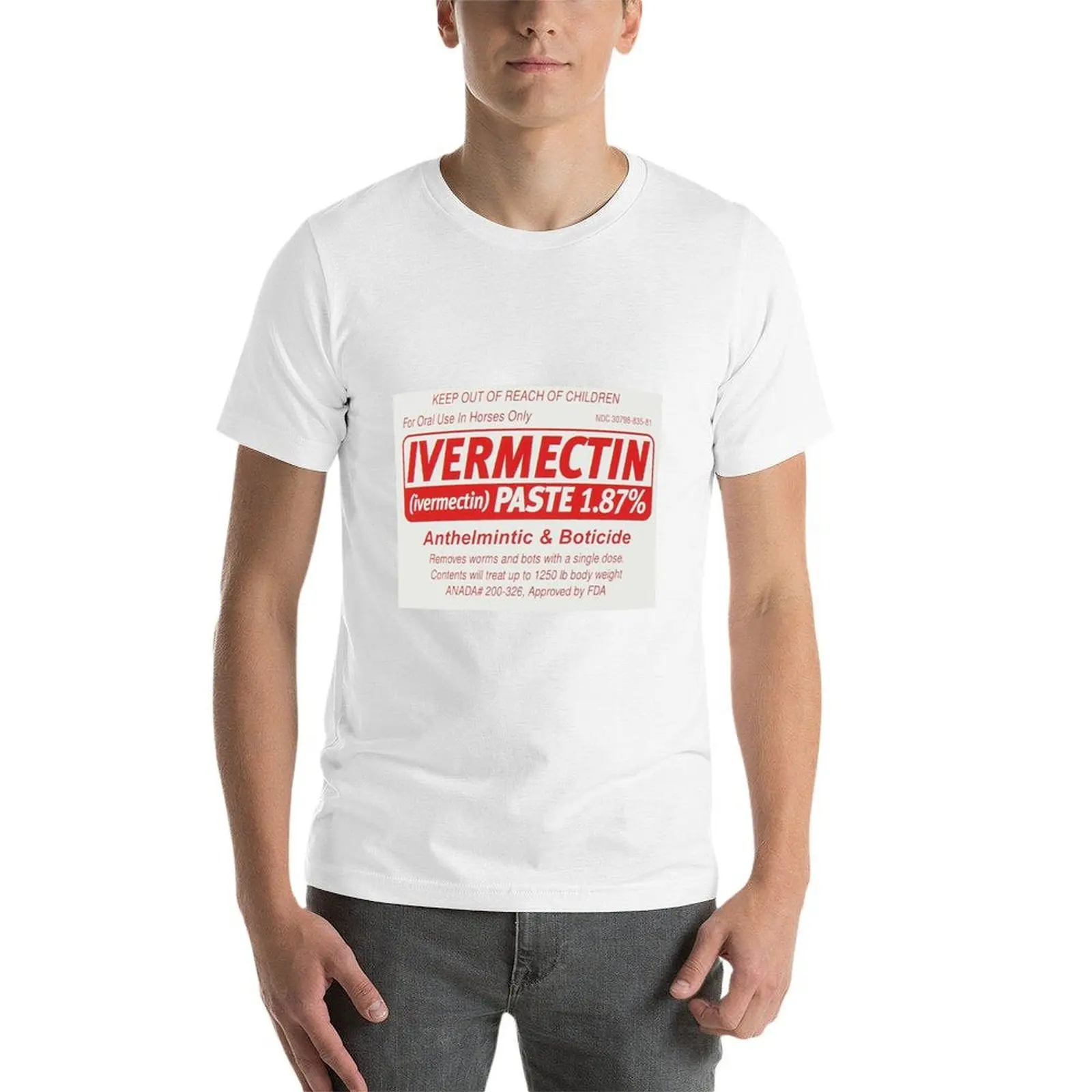 تي شيرت IVERMECTIN Anthelmintic & Boticide تي شيرت أنيمي تي شيرت رجالي كبير الحجم تي شيرت جرافيك #4