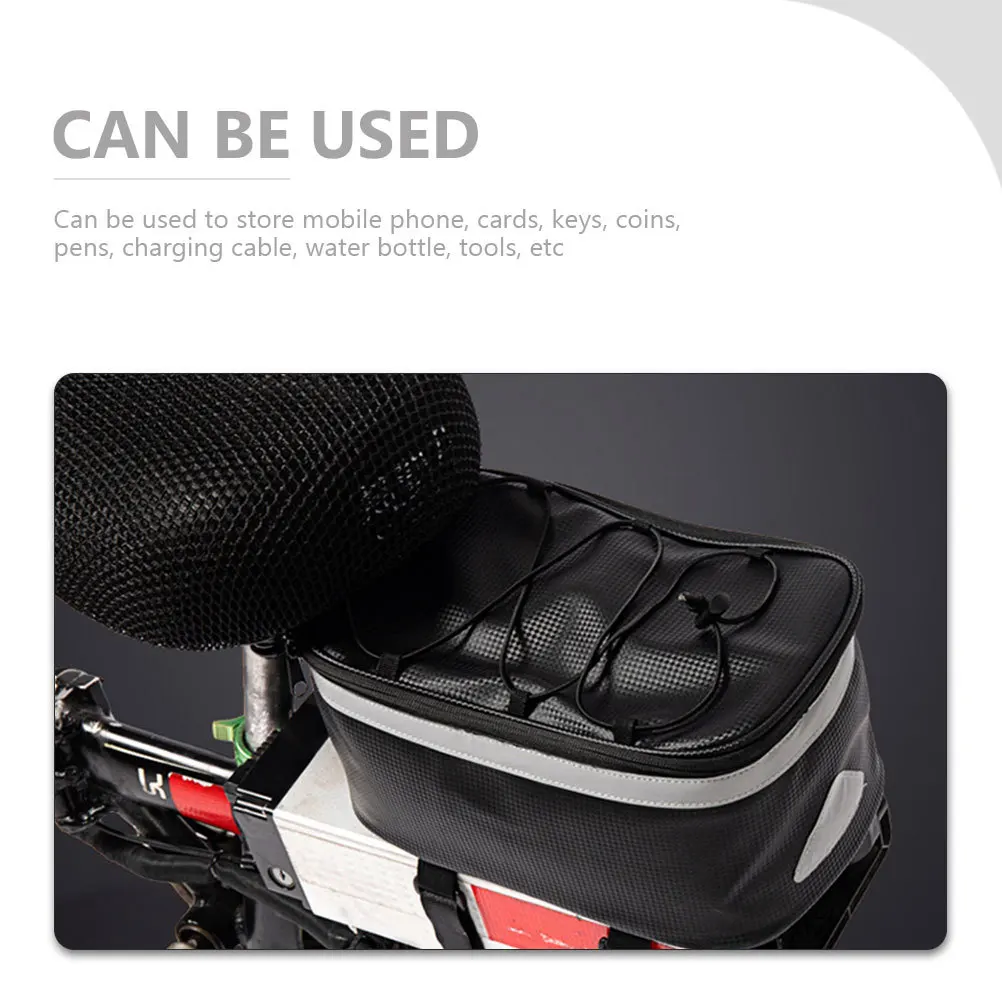 

Bike Rear Seat Bag Large Capacity Waterproof Outdoor Cycling Storage Pouch For Mountain Bicycles Multi-Function Saddle Pack