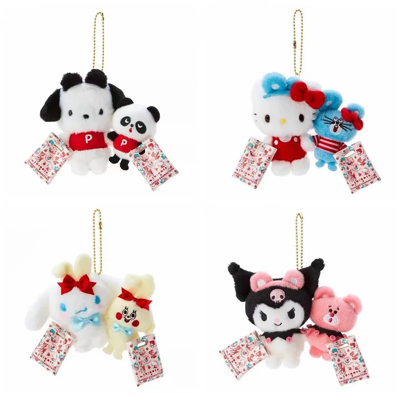 サンリオ クロミ シナモロール マイメロディ スイマー ぬいぐるみ かわいい漫画アニメバックパック小さなペンダント女の子のギフトおもちゃ