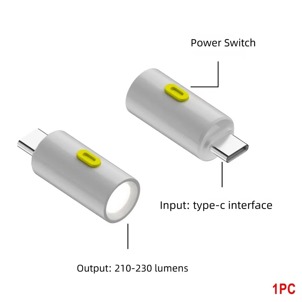 

High Brightness Mini Flashlight Without Battery Waterproof Keychain Flashlight Multi-purpose Durable Portable Pocket Flashlight