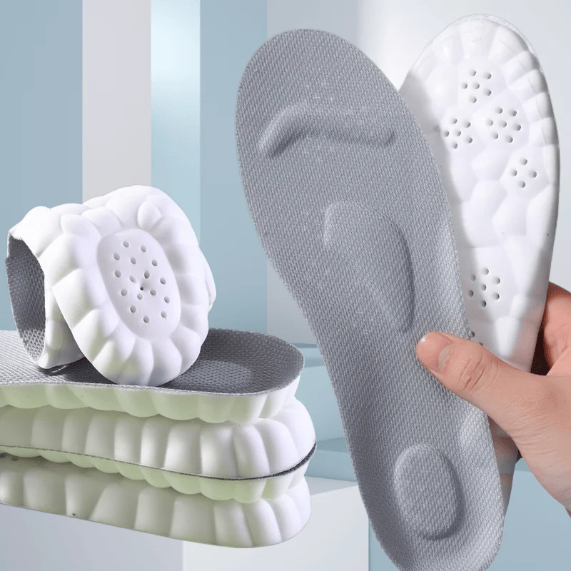 1 Pair Non Slip Insoles Arch Support Shoe Sole Memory Foam Soft Shoes Insole for Men Women Baskets Running Sports Shoe Pads