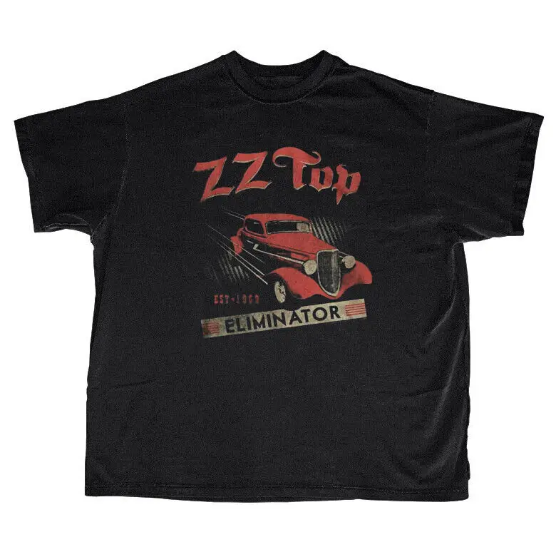 

ZZ Top Est 1969 Black Heather Unisex Adult T-Shirt, black heavy cotton TE7890