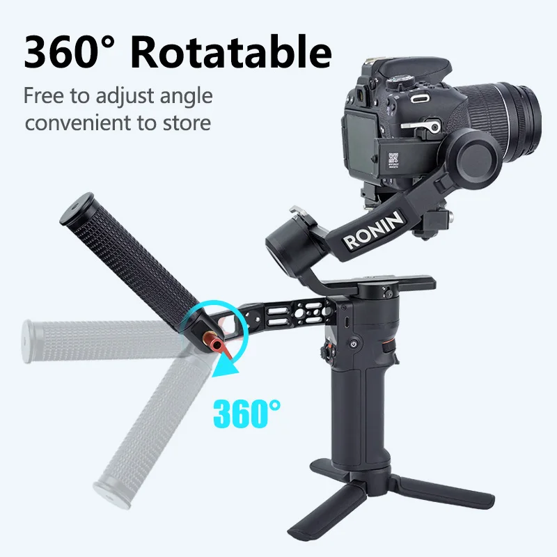 Foldable L Bracket for DJI Ronin RS4 RS3 PRO Mini RS2 Camera Gimbal Stabilizer Extension Magic Arm  Handle Sling Grip Mounting