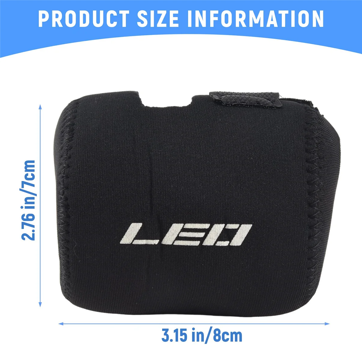 Super Light And Strong Neoprene Drum Fishing Reel Bag Protective Case Reel Cover For Reel Case