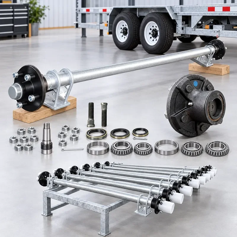 For High Speed Trailer Axle Head Wheel Hub Waterproof Bearing Flange for RV Motorboat Yacht Trailer Bearing Accessories