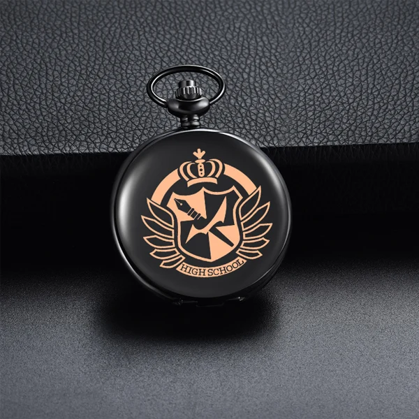 

Anime Danganronpa Monokuma Kokichi Oma Cosplay Cartoon Timepiece Pendant Clock Necklace Quartz Analogue Watch Ambitus Fans Gift
