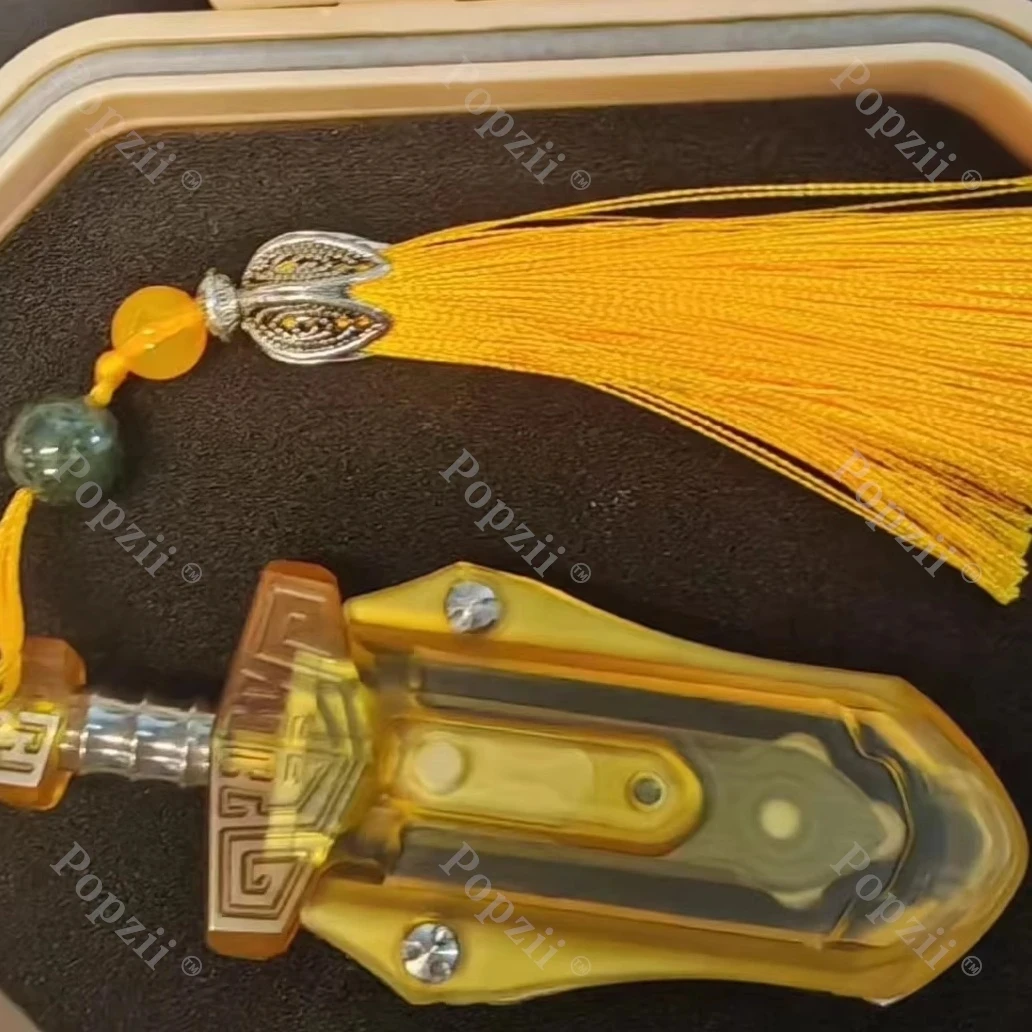 Wanwu Taia épée EDC sculpture exquise mécanique magnétique poussée curseur diapason Gadgets Table ornement jouets d'anxiété