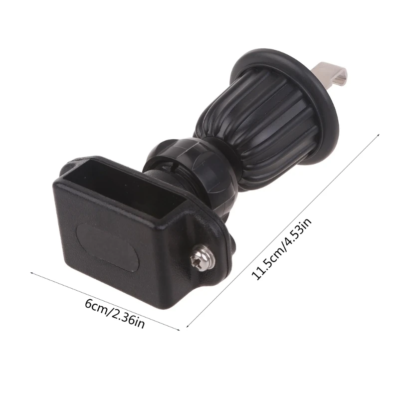 Einfach zu installierende 2-Wege-Funkautohalterung vielseitige Halterung für Hand funkgeräte zuverlässige Auto halterung für Walkie-Talkies langlebig