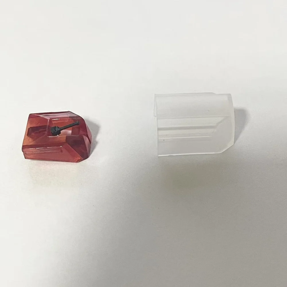 1 Pcs Replacement Stylus For Audio-Technica VM95E AT-VMN95E Elliptical Needle Turntable Cartridge Upgrade Clear White