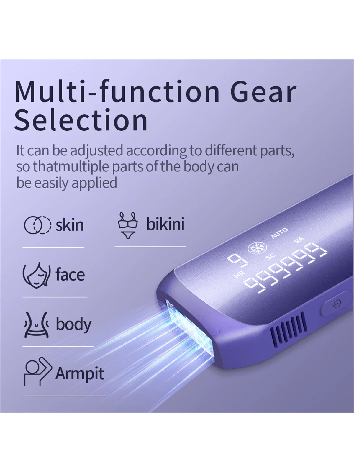 Linkify portable IPL laser hair removal mobile phone with ice cold, laser hair removal device