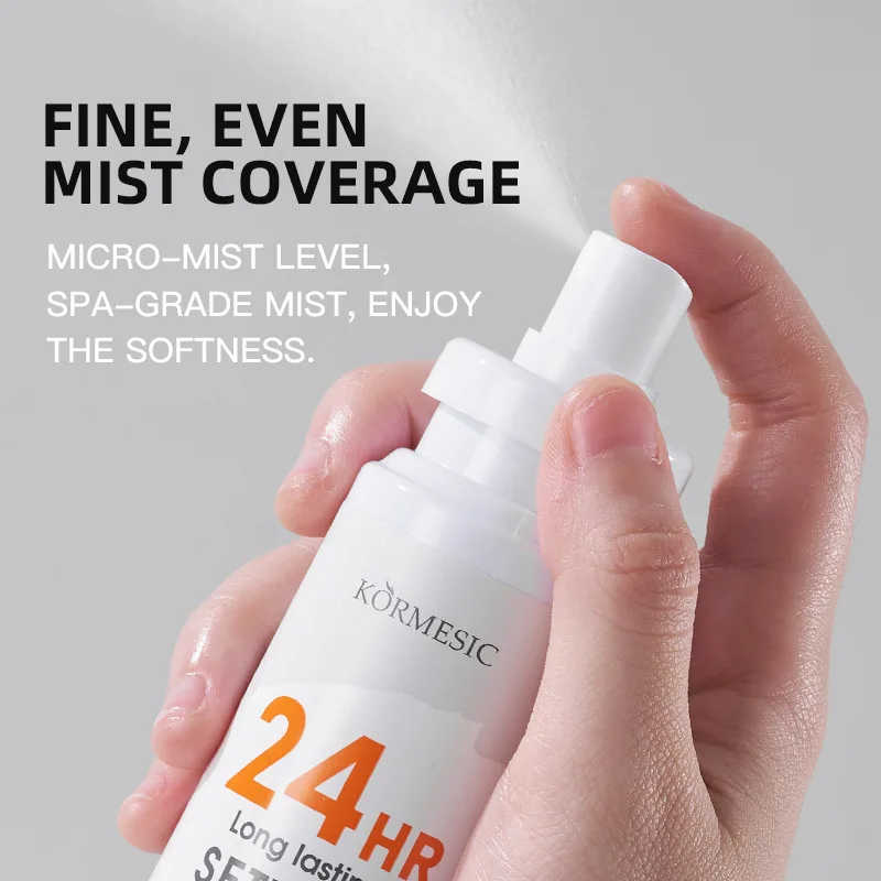 100Ml/Bottle Moisturizing Makeup Setting Spray, Non-Caking, Lightweight Setting Spray, Suitable for Dry and Oily Skin, Small Bottle Design, Easy to Carry