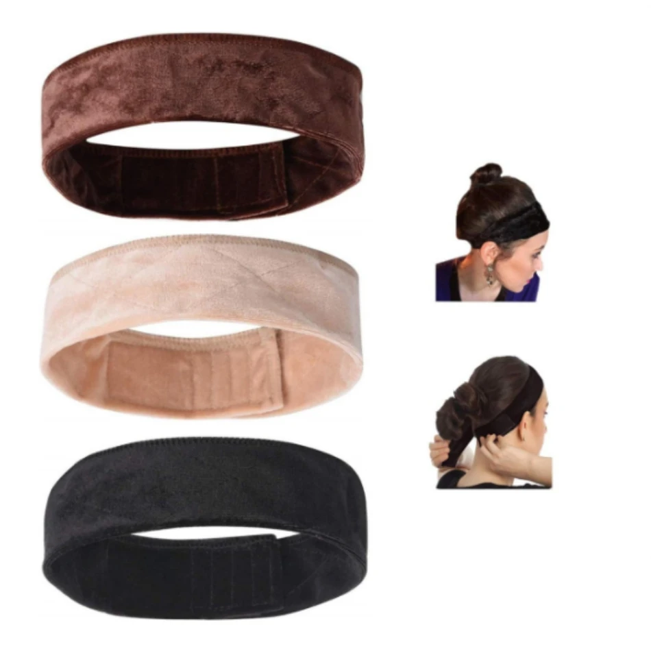 

Velvet Wig Grip Band Adjustable Non-slip Headband for Women Lace Wig Fix Soft