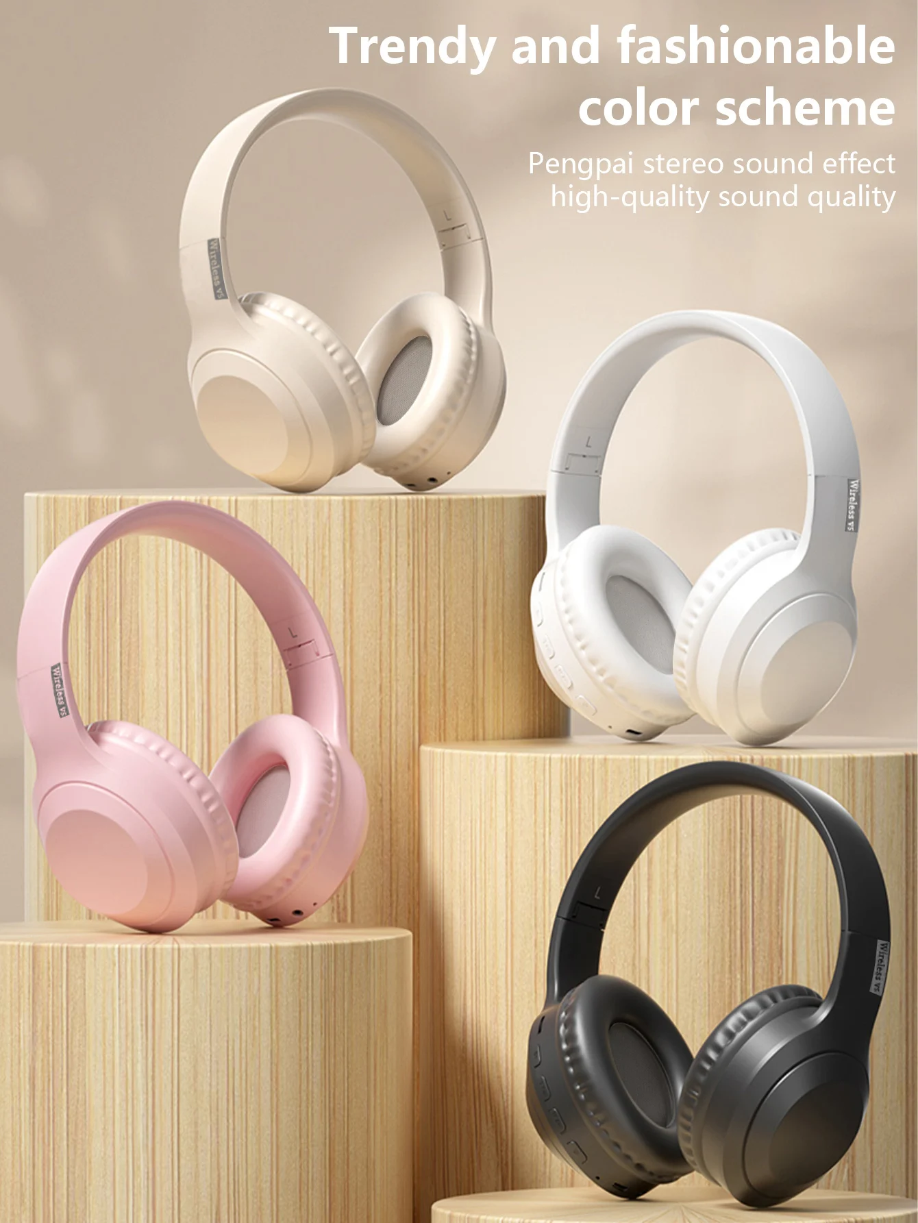 Headset Bluetooth wireless headset, Jerry 5.0, long range, gaming game wireless headset, low latency