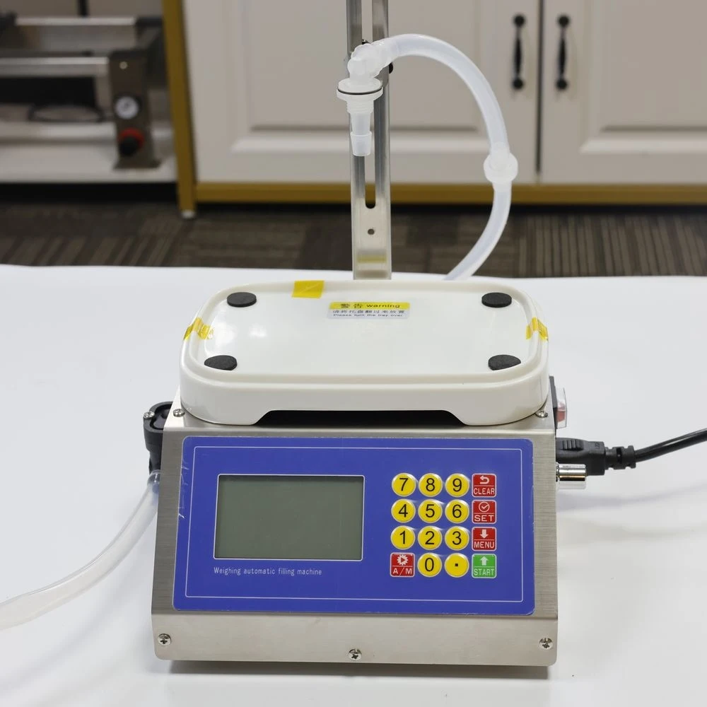 CSY-3200 Nicht schäumender Flüssigkeitsfüller, ideal für Saft-/Kochöl, 3200 ml/min Durchflussrate 110 V/220 V