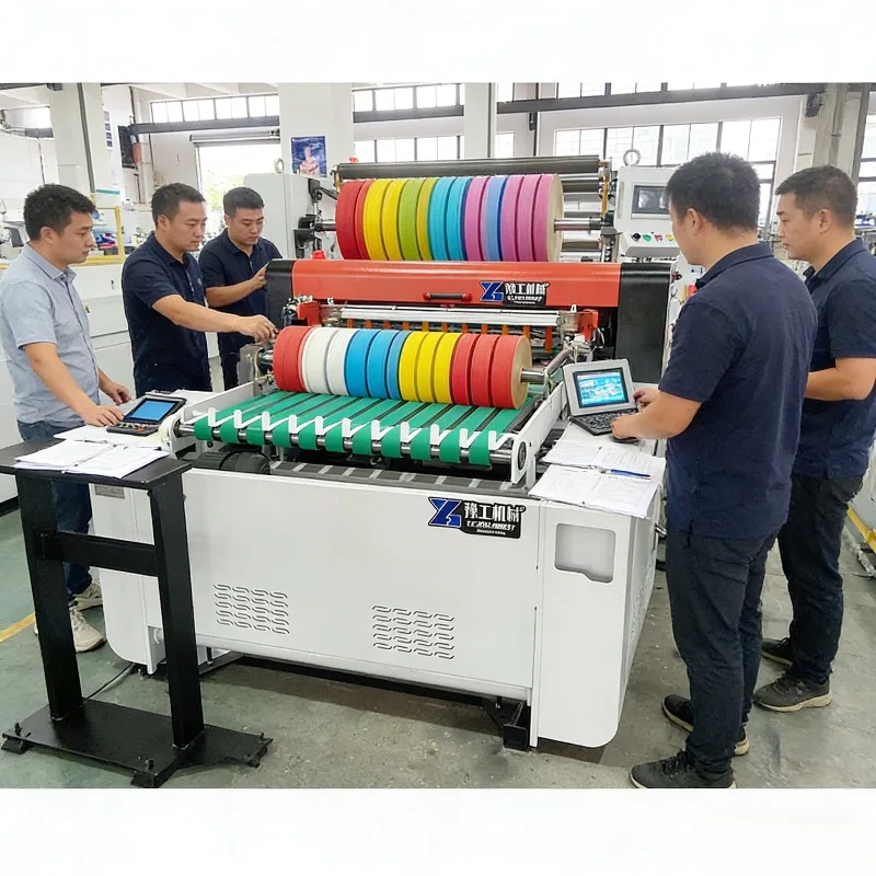 Factory Price Roll Cutting Machine and Slitting Rewinder Machine for Material Handling High Quality