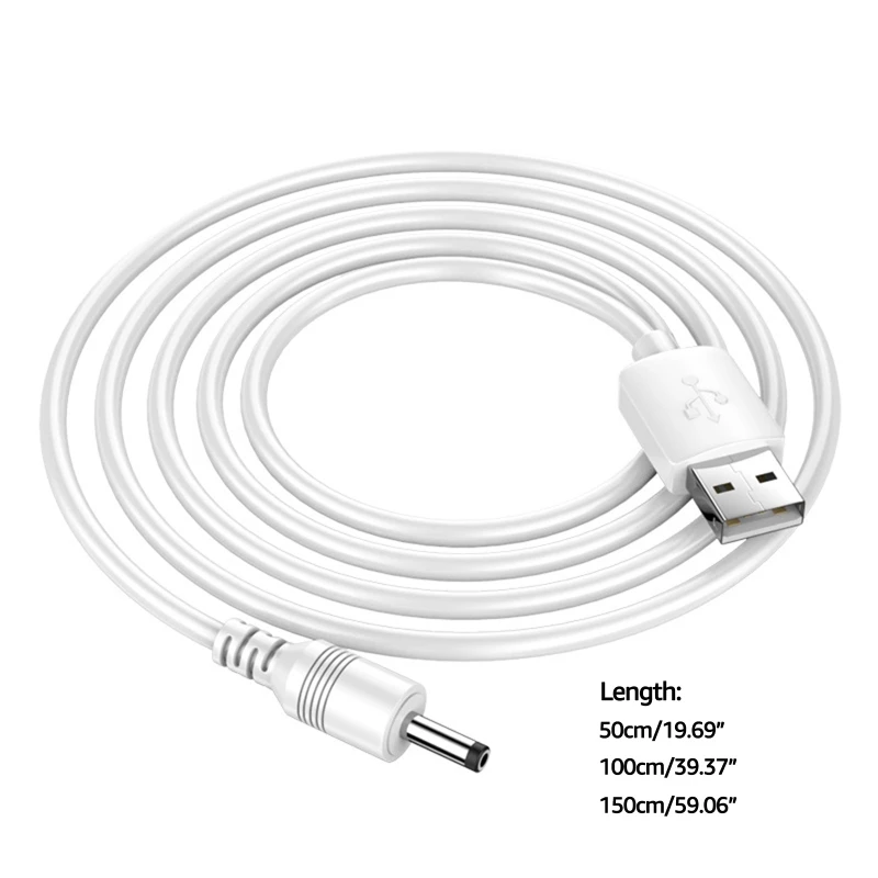 Cáp sạc USB sang 3,5x13,5mm cho đèn bàn loa mini F