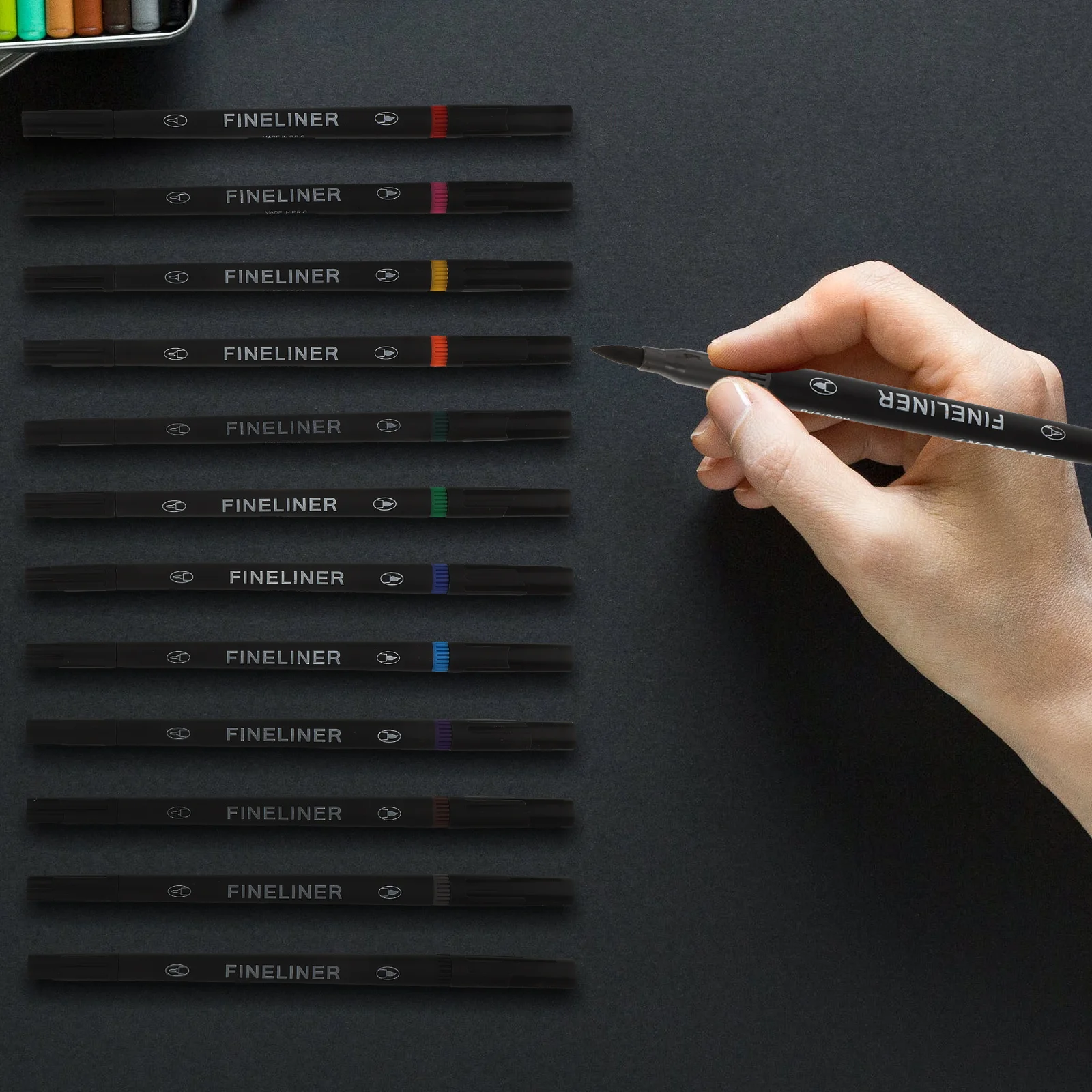 12 шт., яркие маркеры для рисования