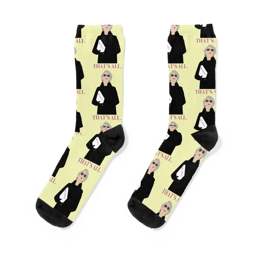 

That's All - Meryl Streep - The Devil Wears Prada Socks new year Lots anime Non-slip Socks Men's Women's